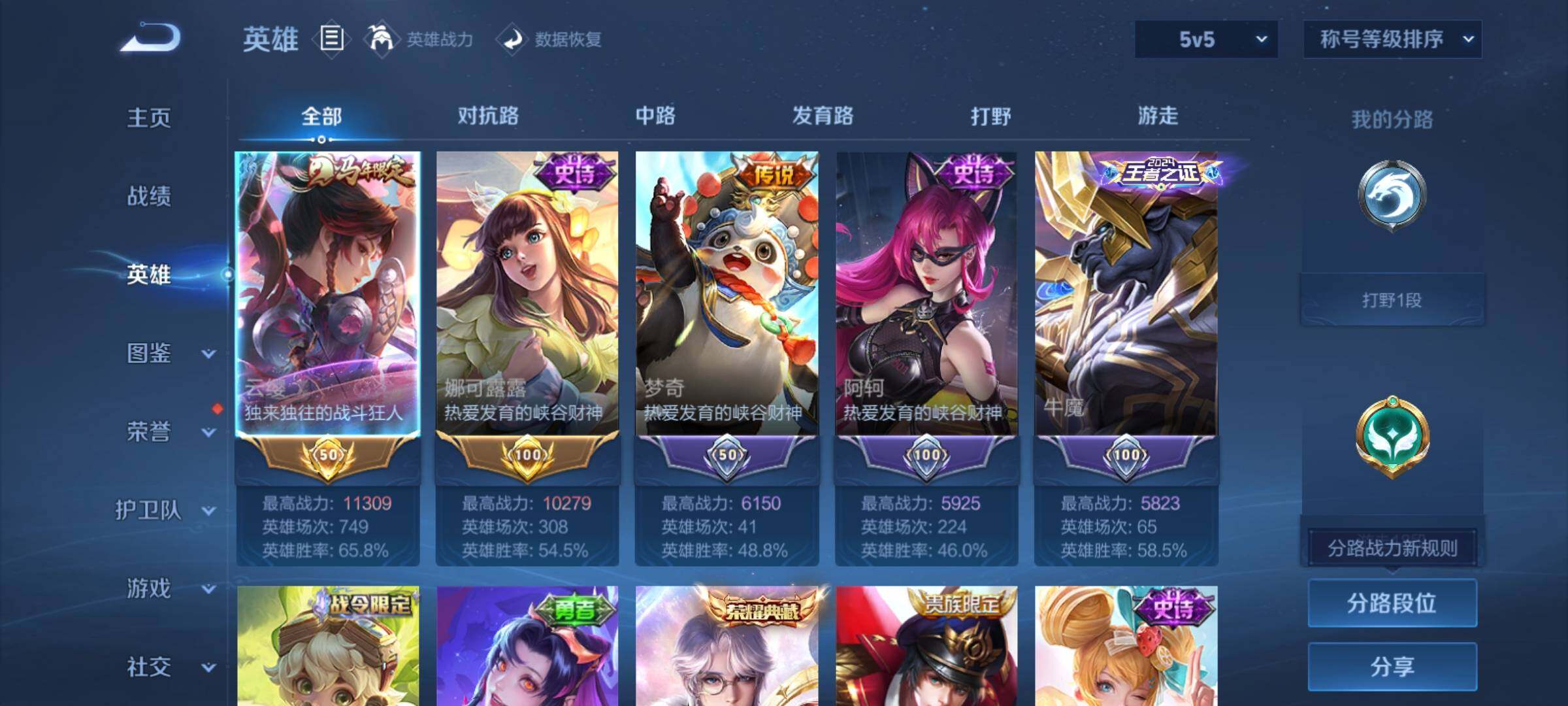 WZCMY4292854王者荣耀账号详情图4