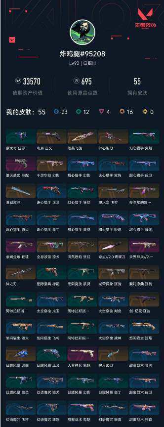 WWQXL429012无畏契约账号详情图3