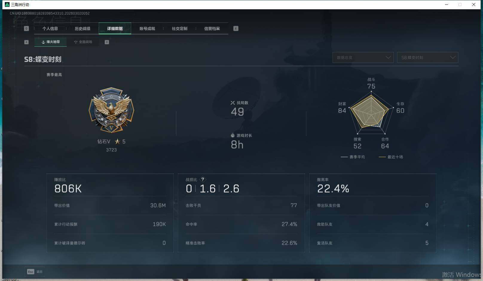 SJZQM492268三角洲行动账号详情图8 SJZQM492268三角洲行动账号详情图8