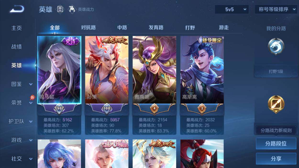 WZQM4288205王者荣耀账号详情图5