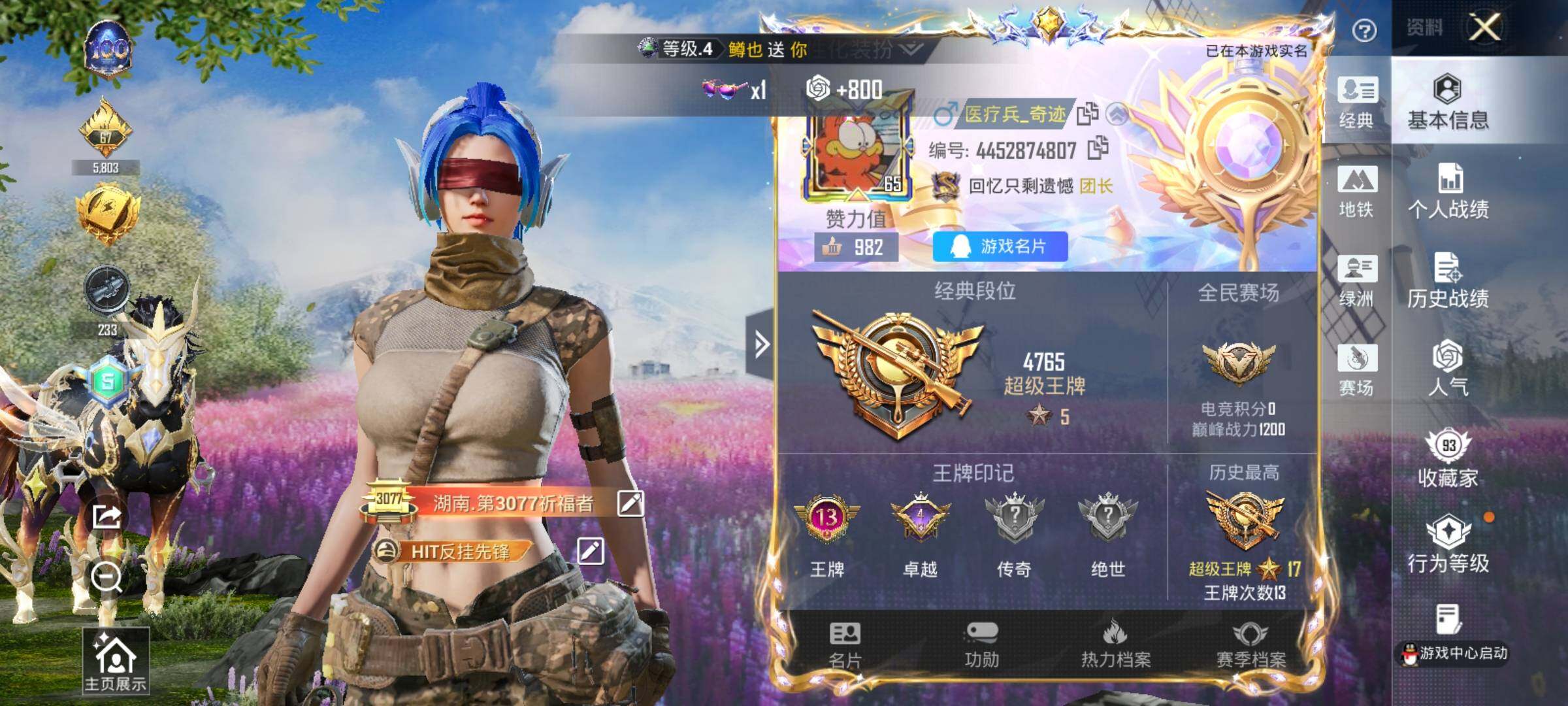 HPDN4163559和平精英账号详情图9