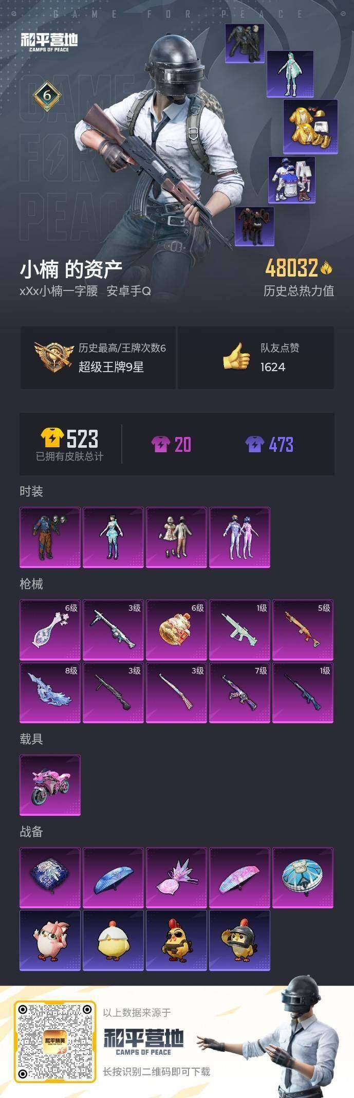 HPQM4164820和平精英账号详情图6 HPQM4164820和平精英账号详情图6