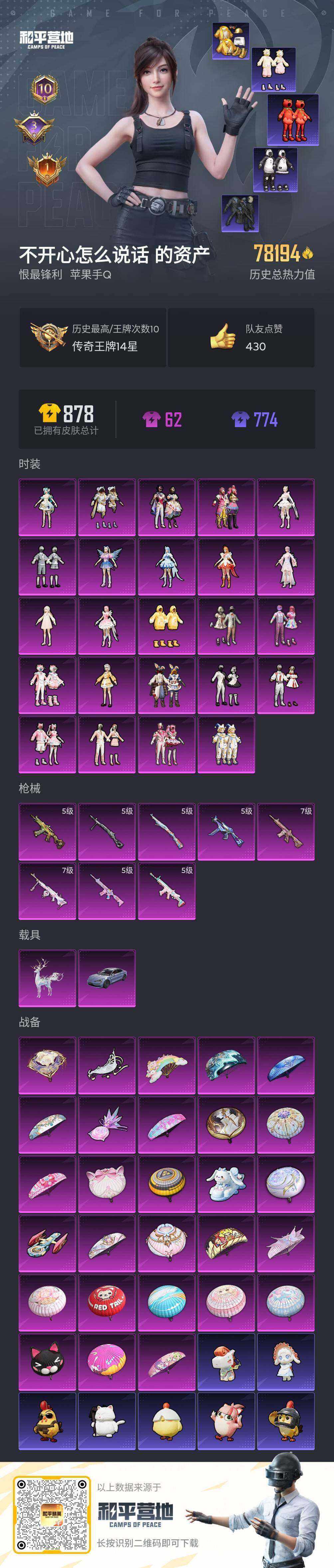 HPQM4165345和平精英账号详情图7