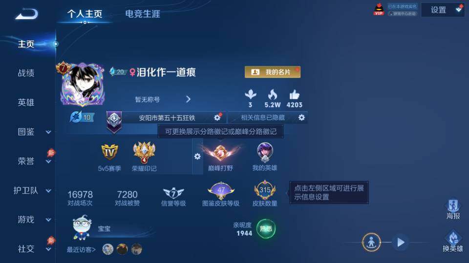 WZQM4289666王者荣耀账号详情图9