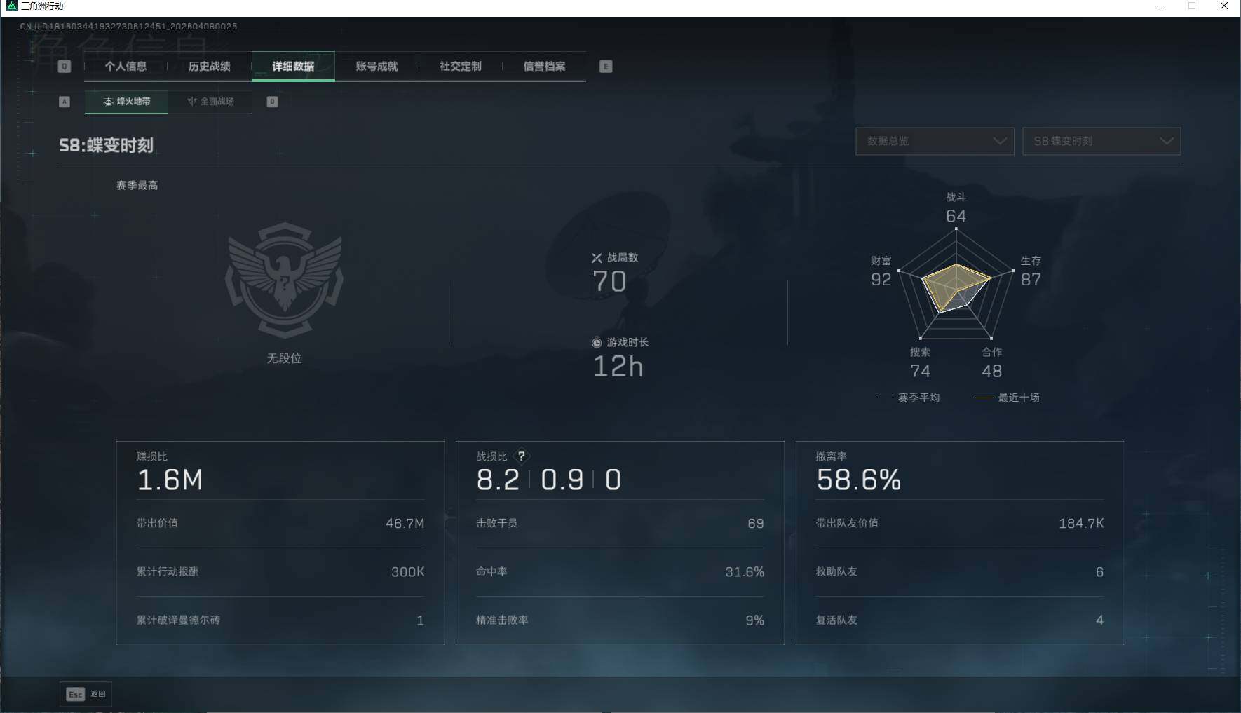 SJZEY492426三角洲行动账号详情图5