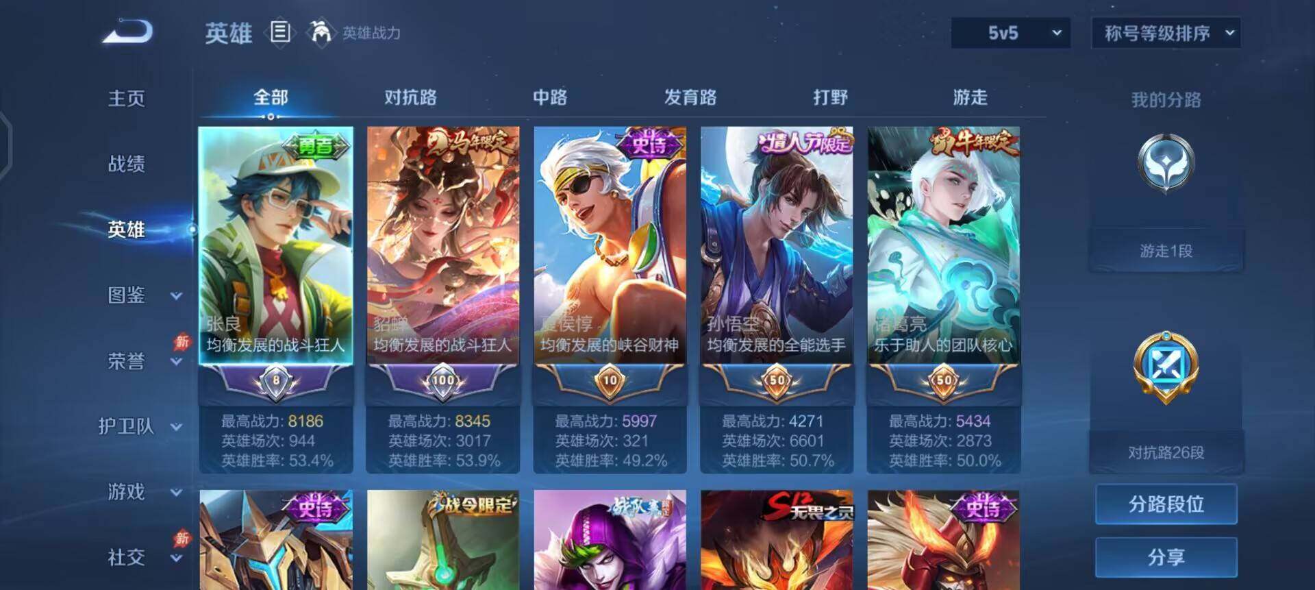 WZQM4292478王者荣耀账号详情图6