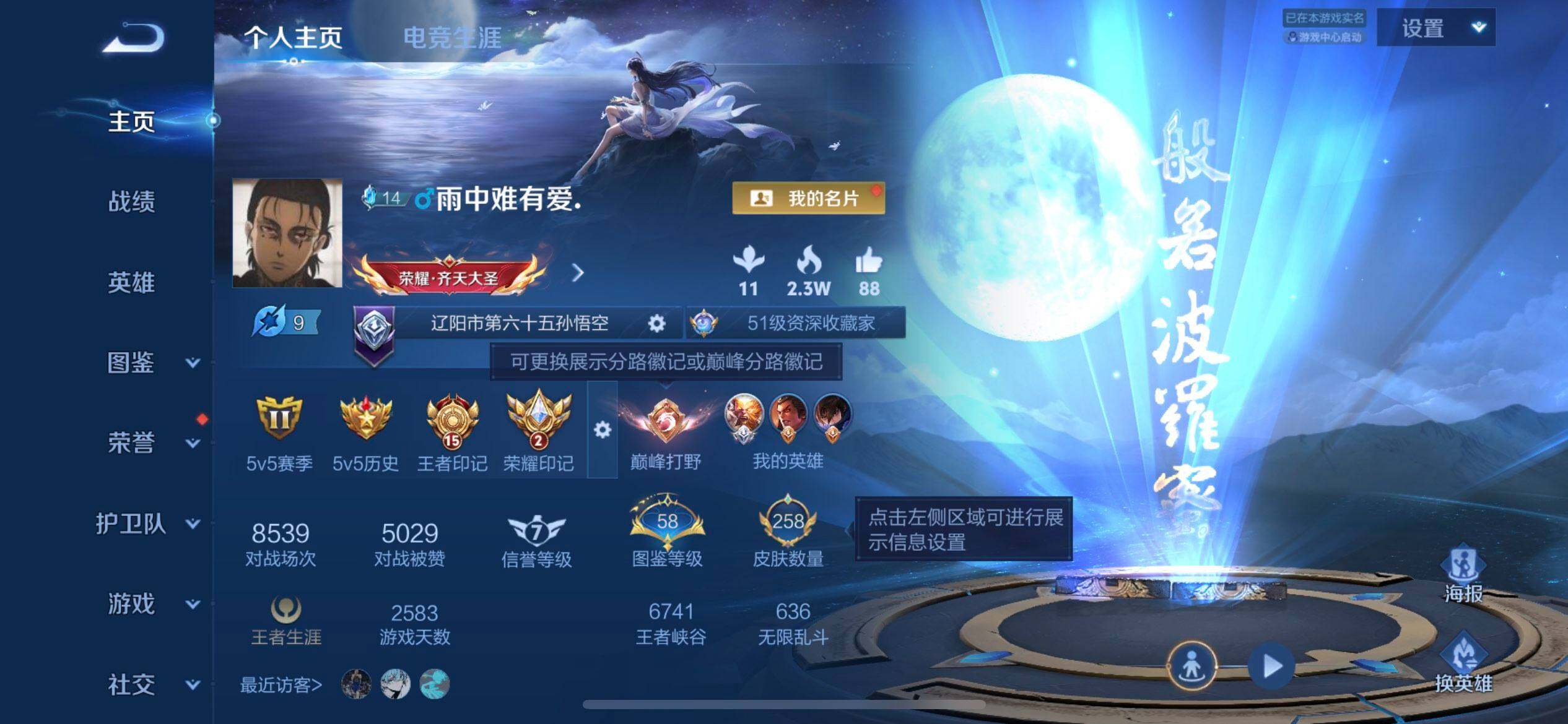 WZLX4293582王者荣耀账号详情图2