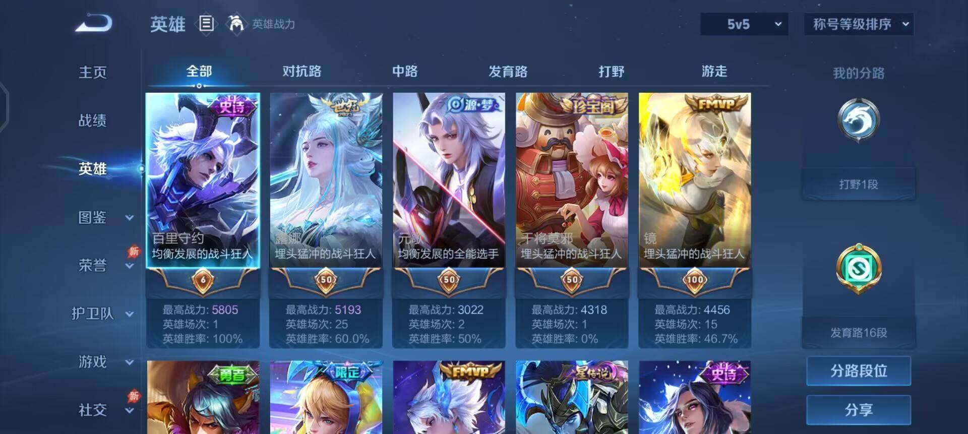 WZLX4293580王者荣耀账号详情图13