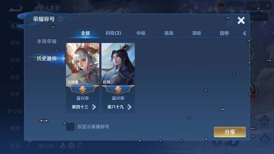 WZLX4290053王者荣耀账号详情图9