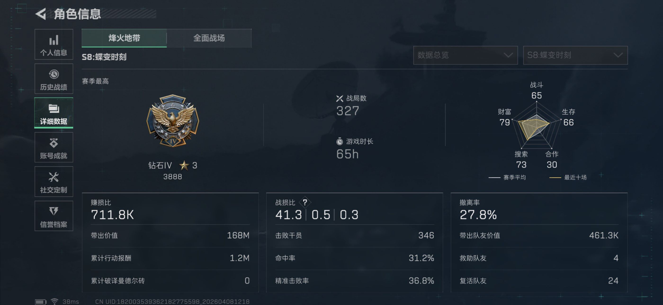 SJZEY492624三角洲行动账号详情图11 SJZEY492624三角洲行动账号详情图11