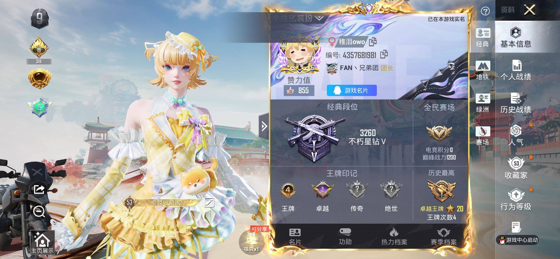 HPLX4164981和平精英账号详情图2