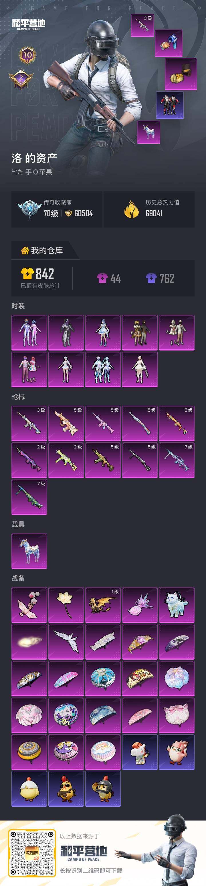 HPLX4164710和平精英账号详情图7