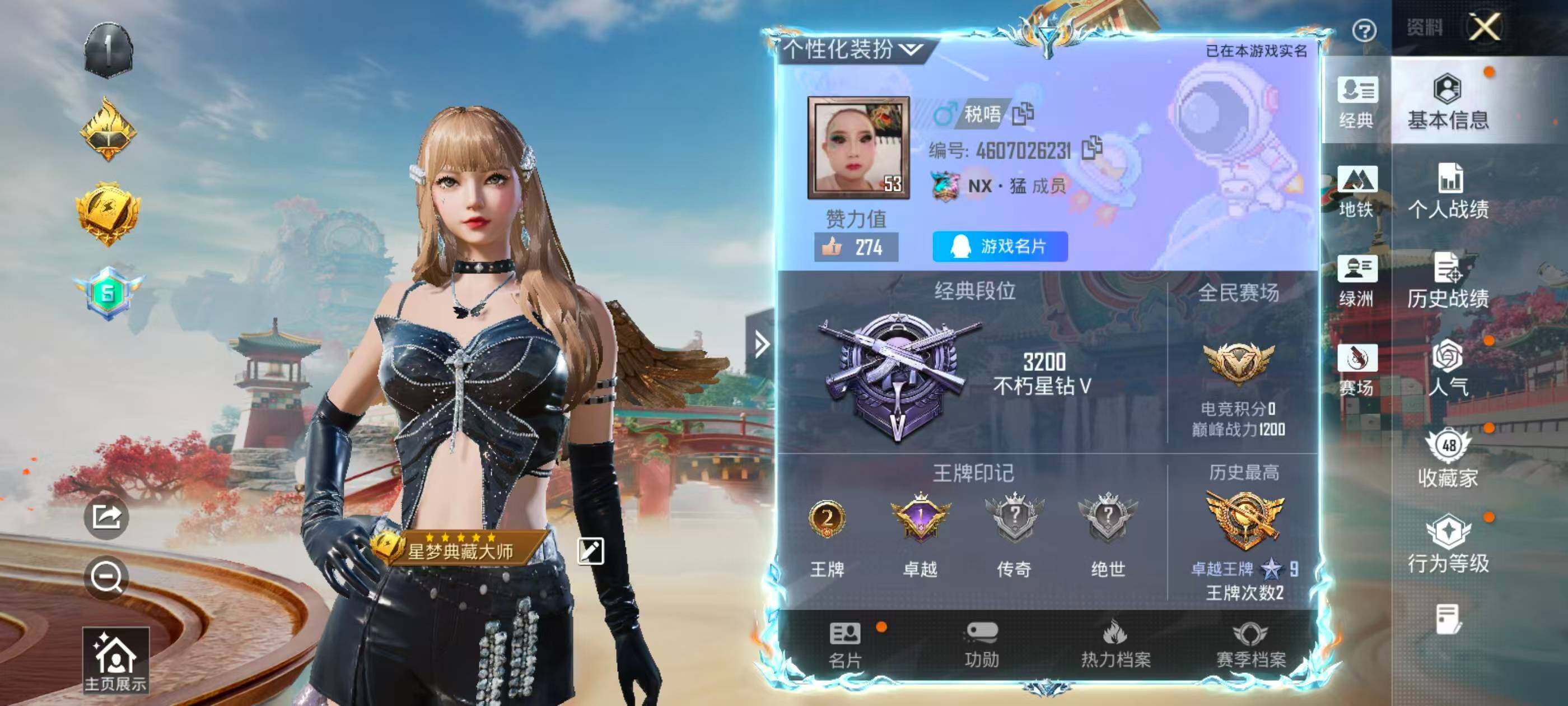 HPQM4177303和平精英账号详情图5