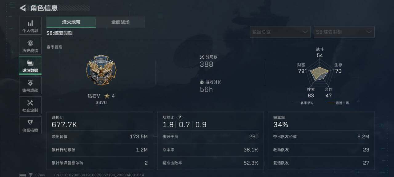 SJZQM492919三角洲行动账号详情图19