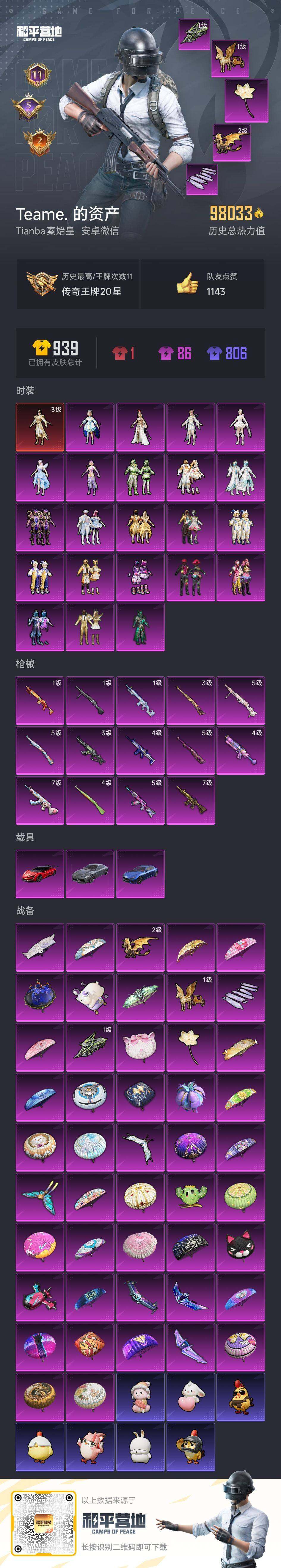 HPLX4165077和平精英账号详情图7