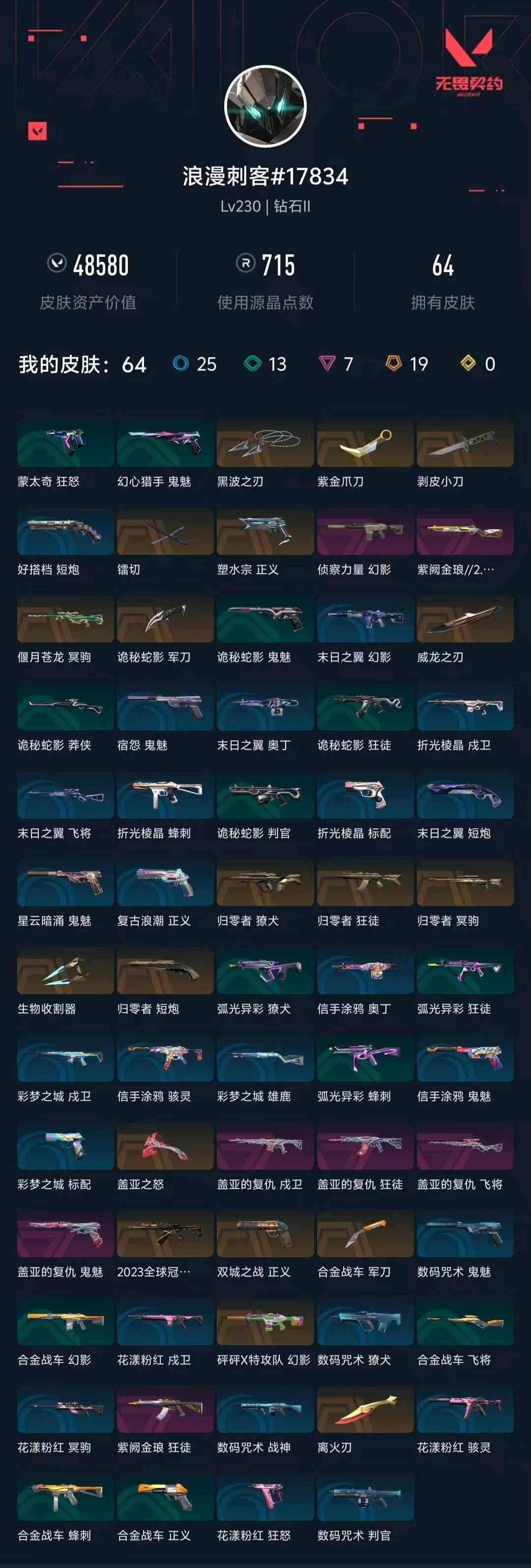 WWQXL429532无畏契约账号详情图4