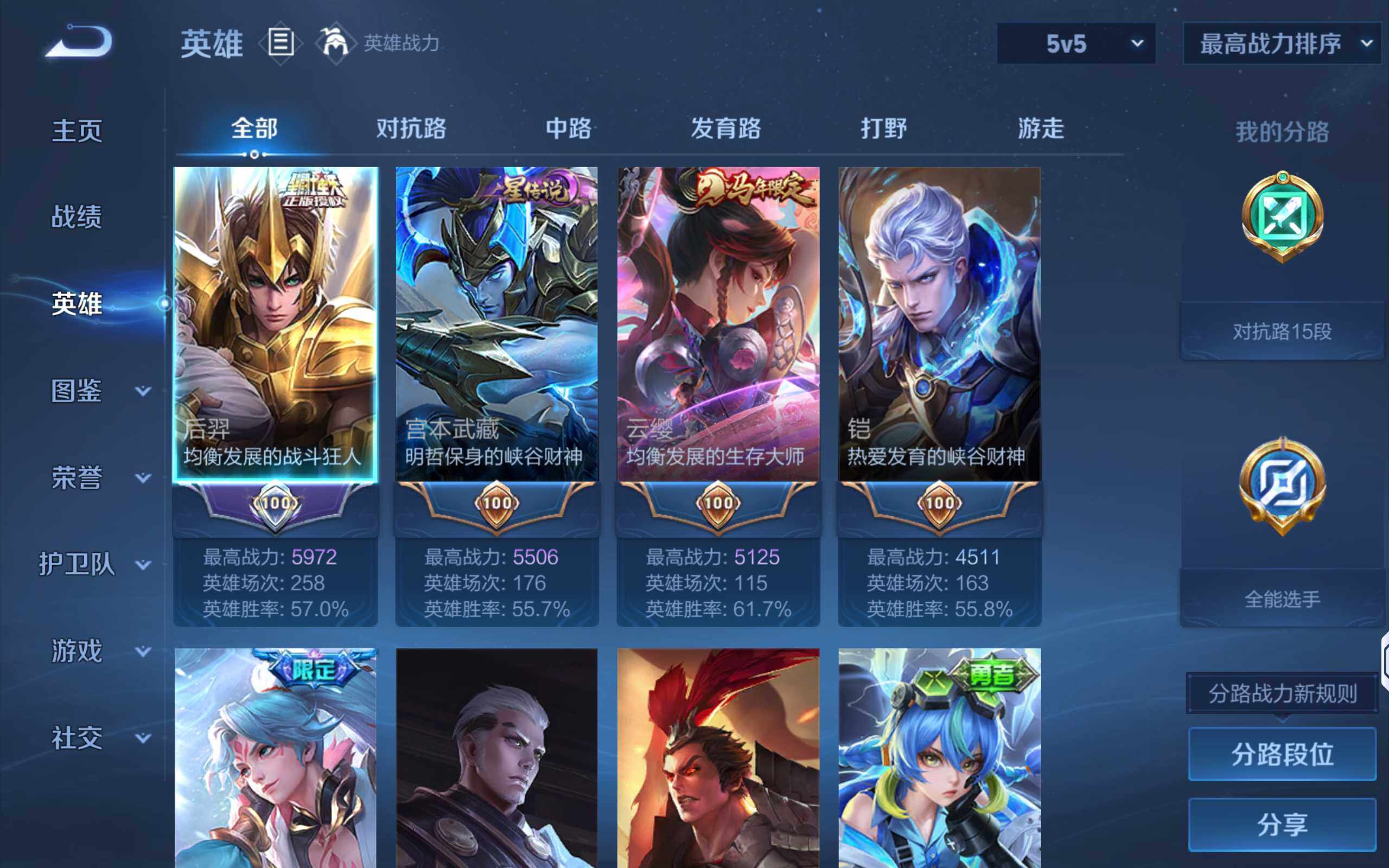 WZLX4292653王者荣耀账号详情图5