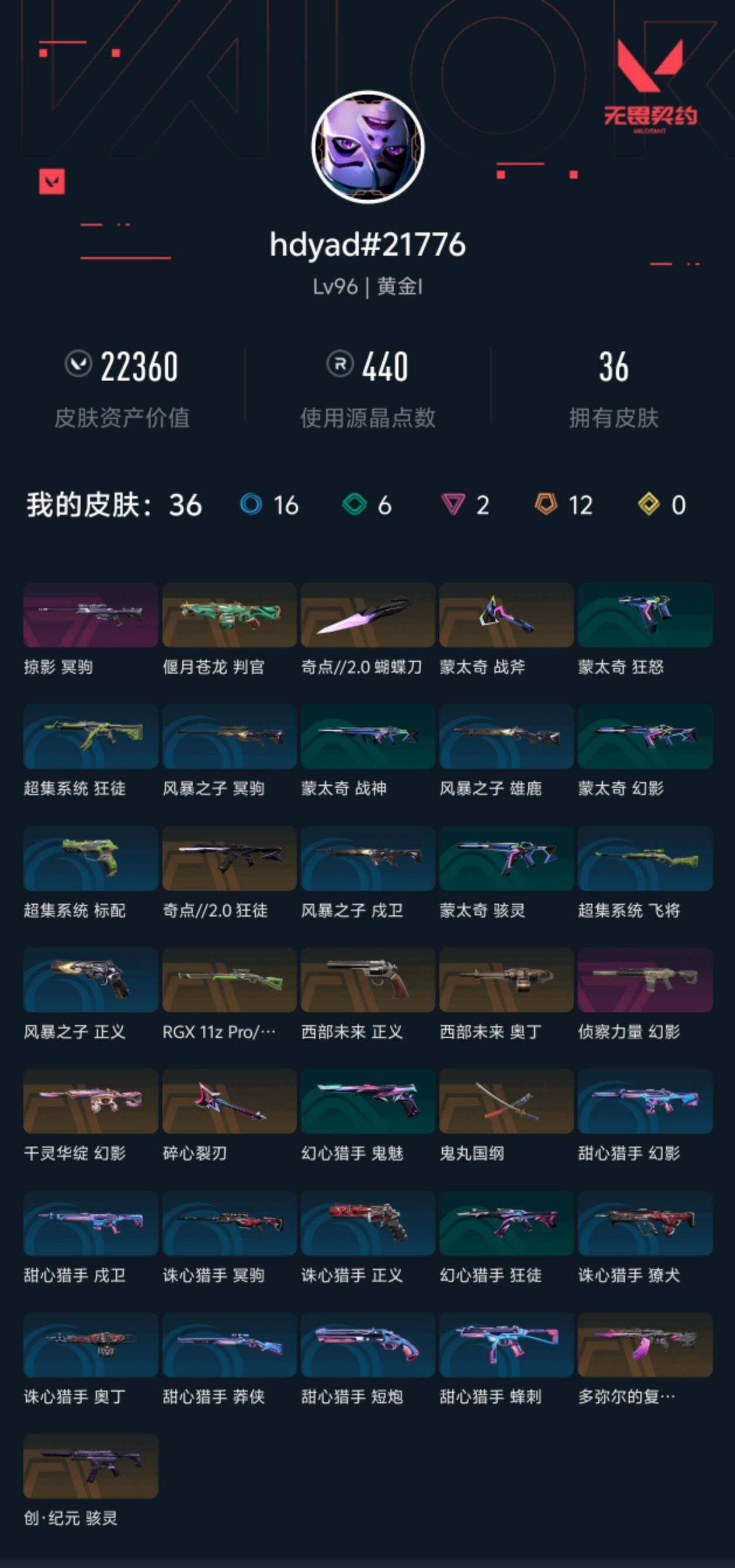 WWQXL429643无畏契约账号详情图4