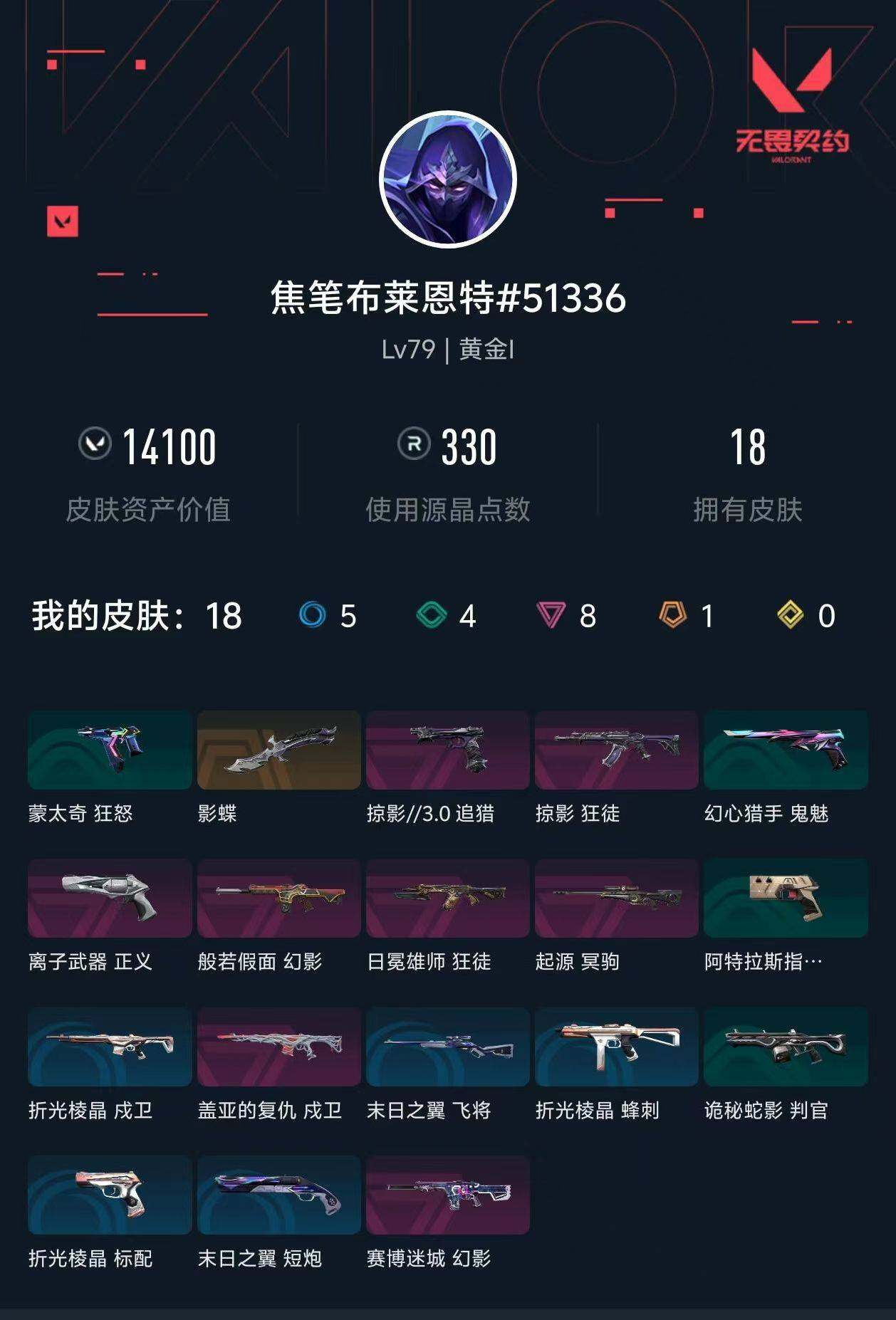 WWQXL429646无畏契约账号详情图4 WWQXL429646无畏契约账号详情图4