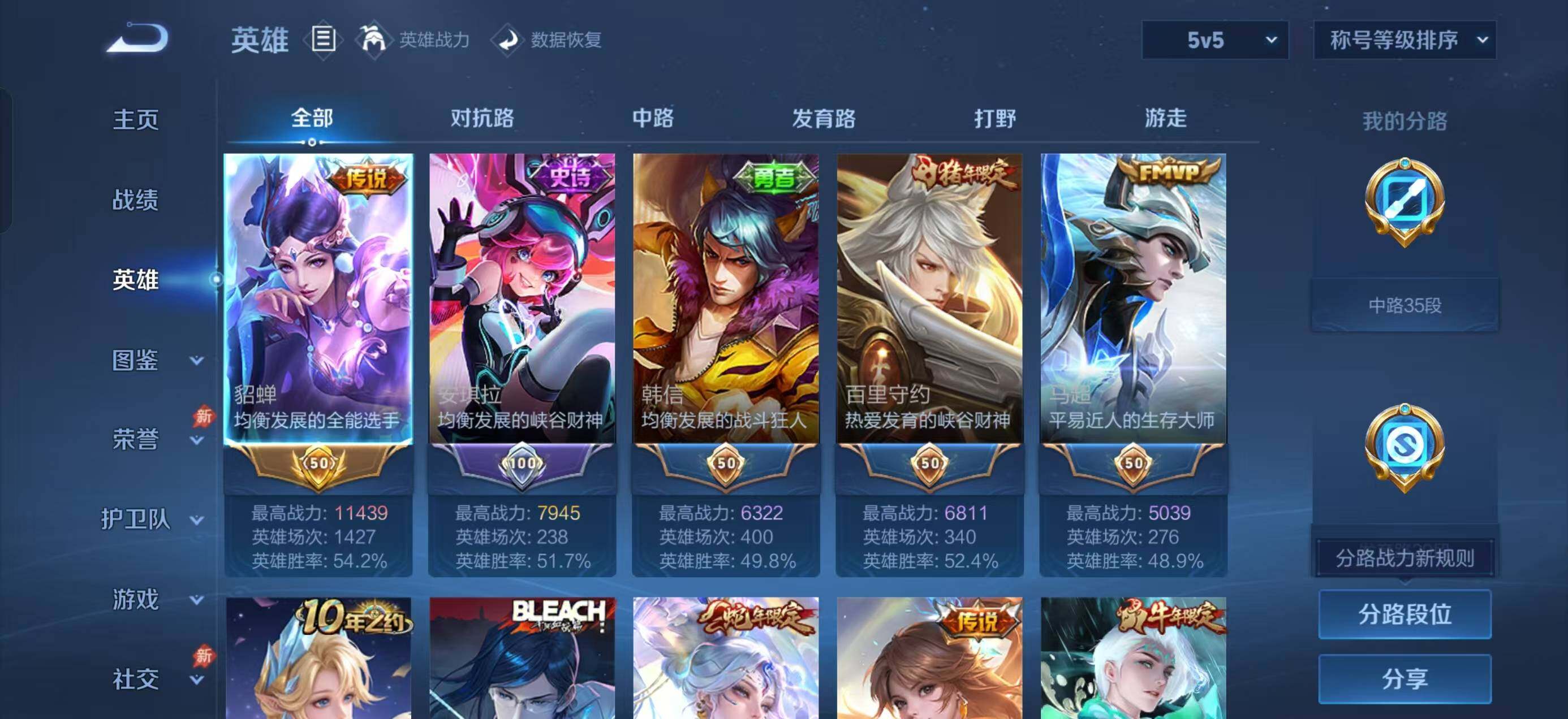 WZLX4293501王者荣耀账号详情图3 WZLX4293501王者荣耀账号详情图3