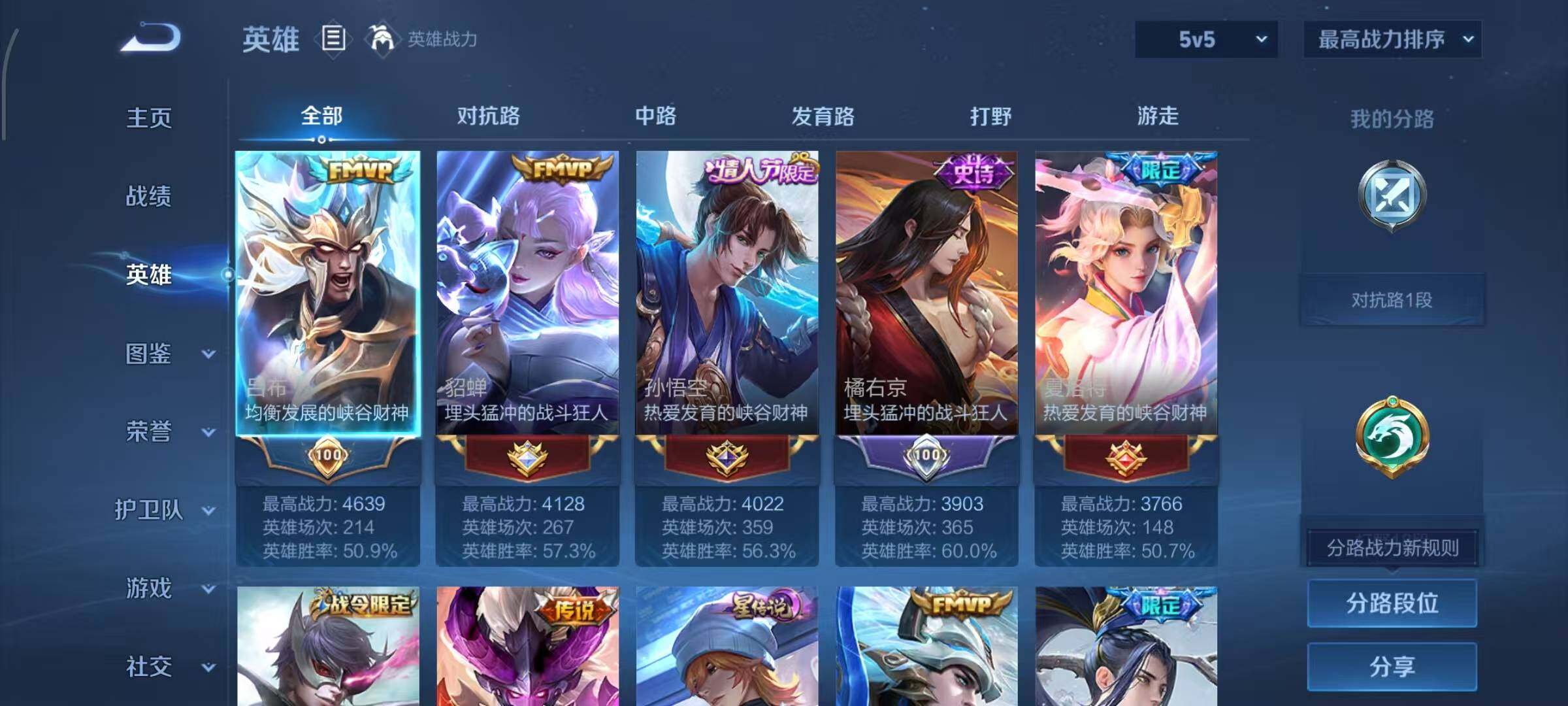 WZLX4293550王者荣耀账号详情图3