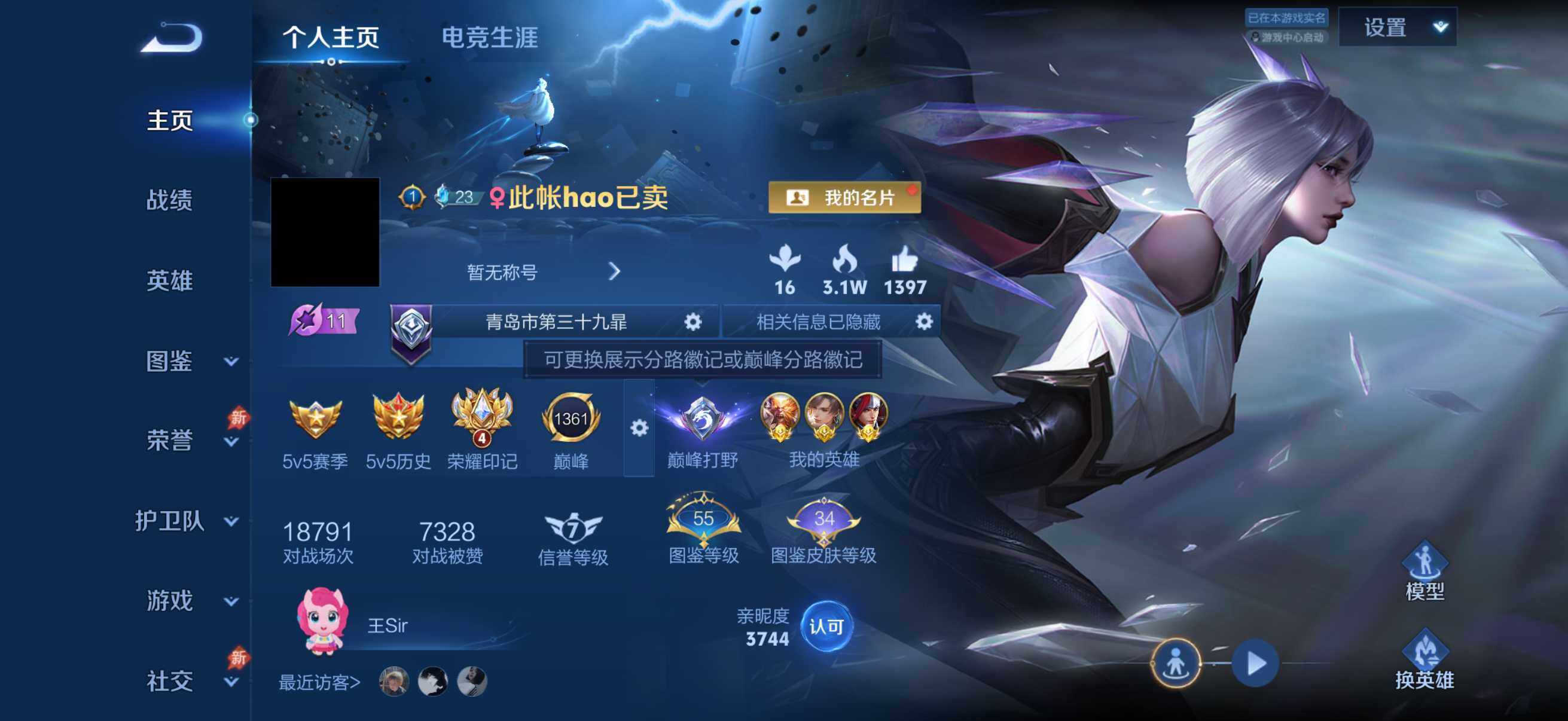 WZLX4296874王者荣耀账号详情图6 WZLX4296874王者荣耀账号详情图6