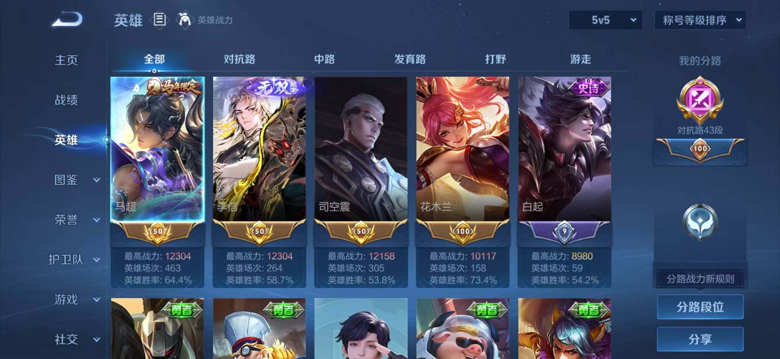 WZQM4292955王者荣耀账号详情图3