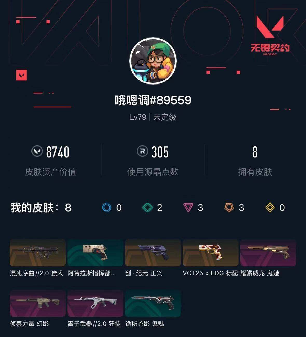 WWQXL429765无畏契约账号详情图4