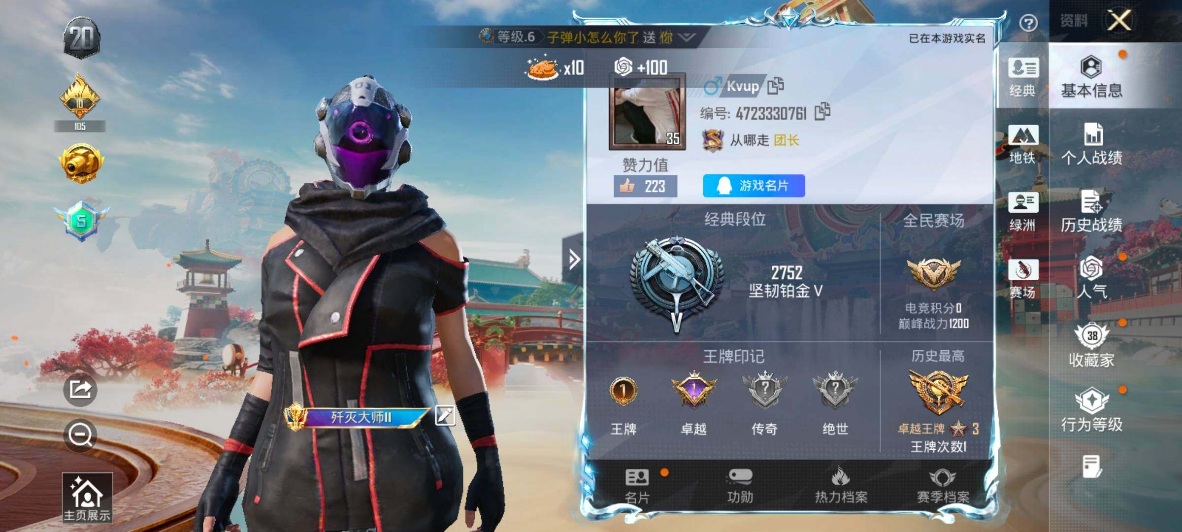HPLX4170338和平精英账号详情图2