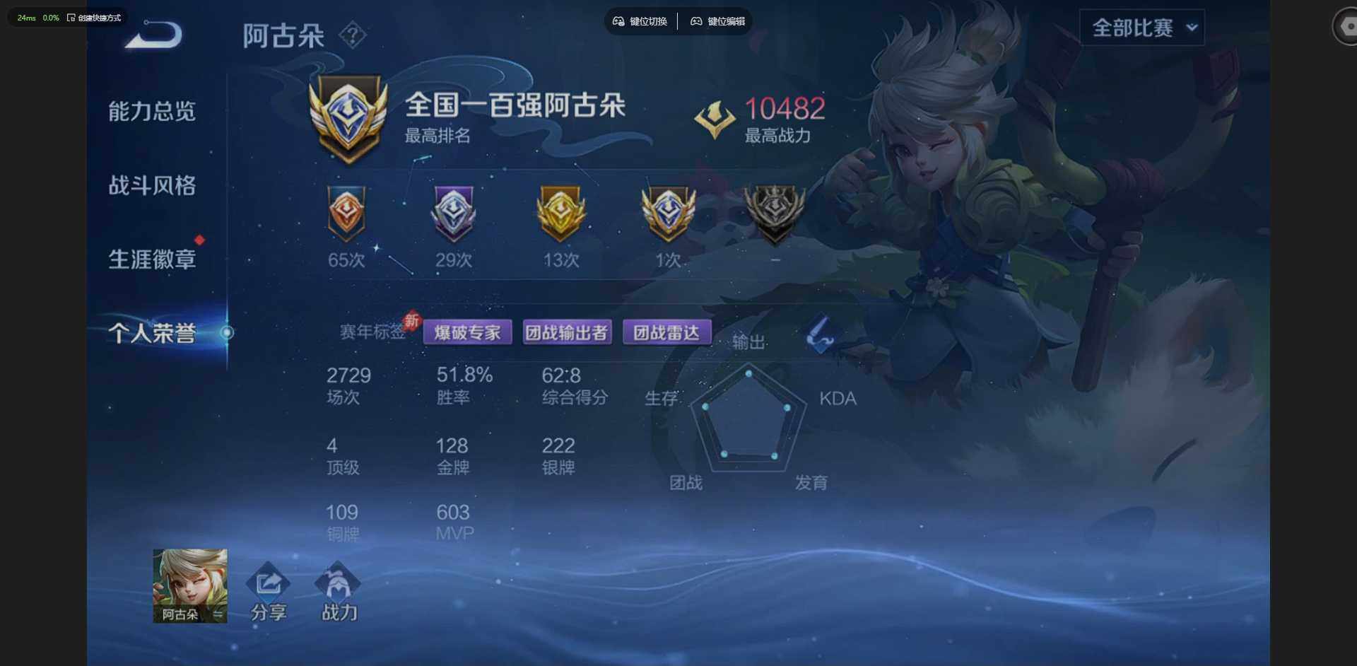 WZQM4297485王者荣耀账号详情图6 WZQM4297485王者荣耀账号详情图6