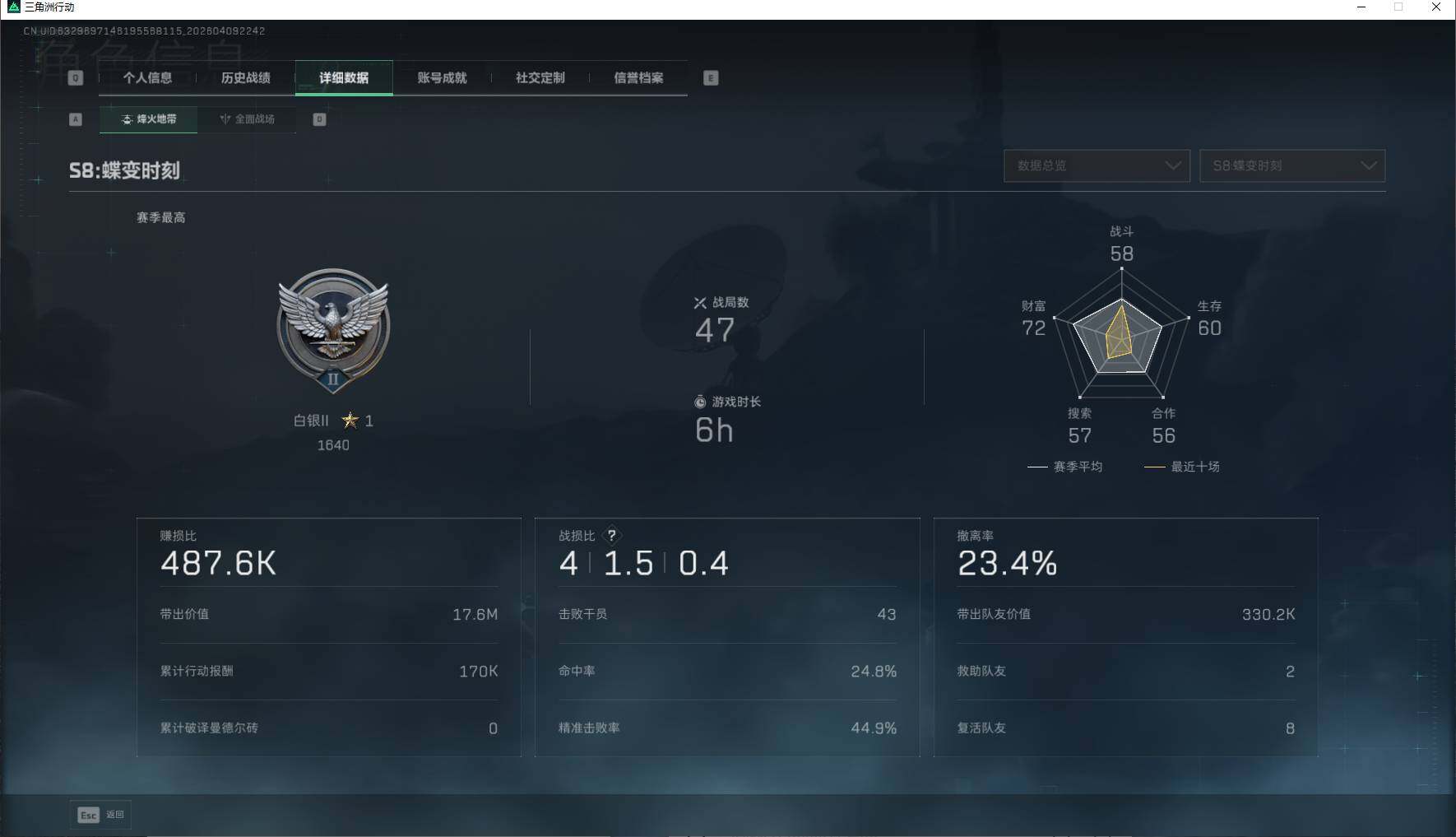 SJZEY494100三角洲行动账号详情图5