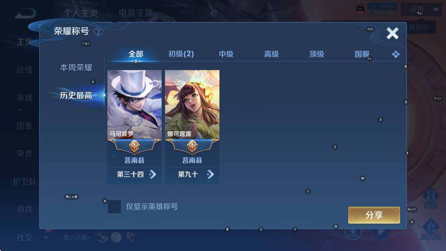 WZLX4297968王者荣耀账号详情图9