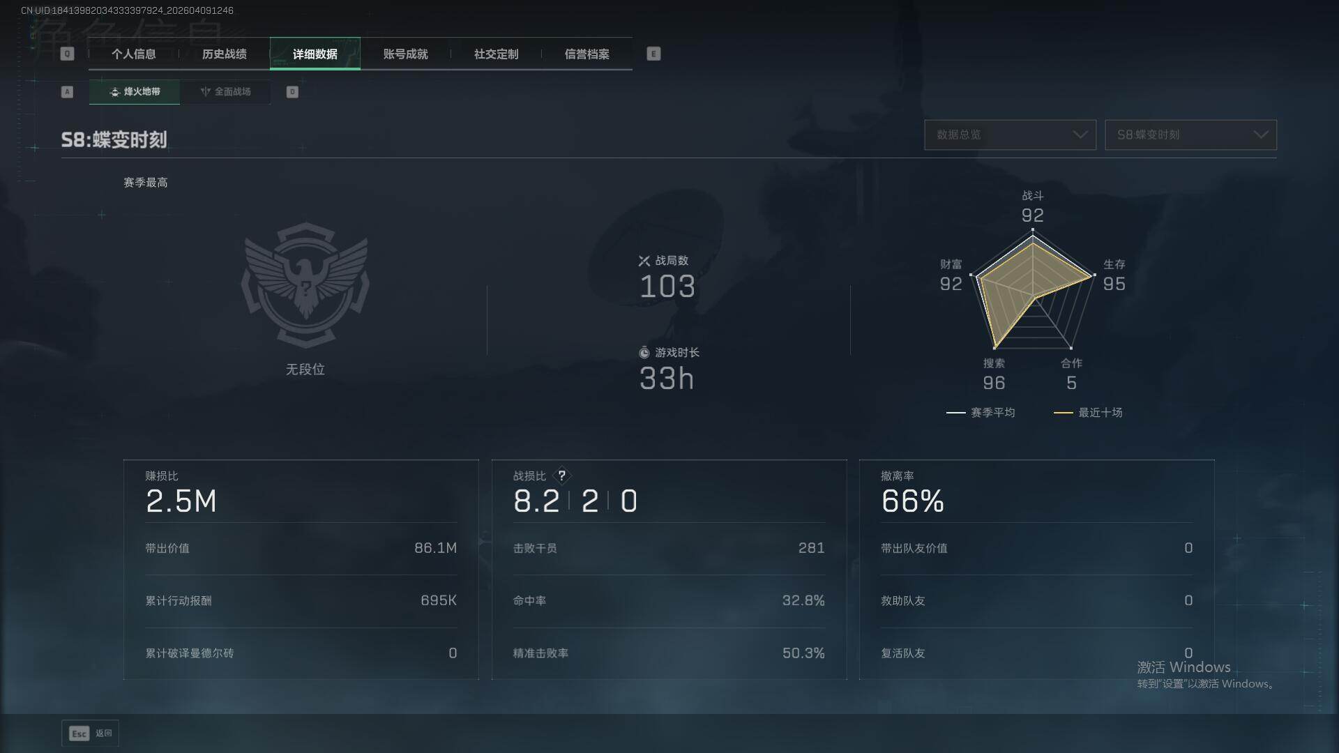 SJZQM494716三角洲行动账号详情图6