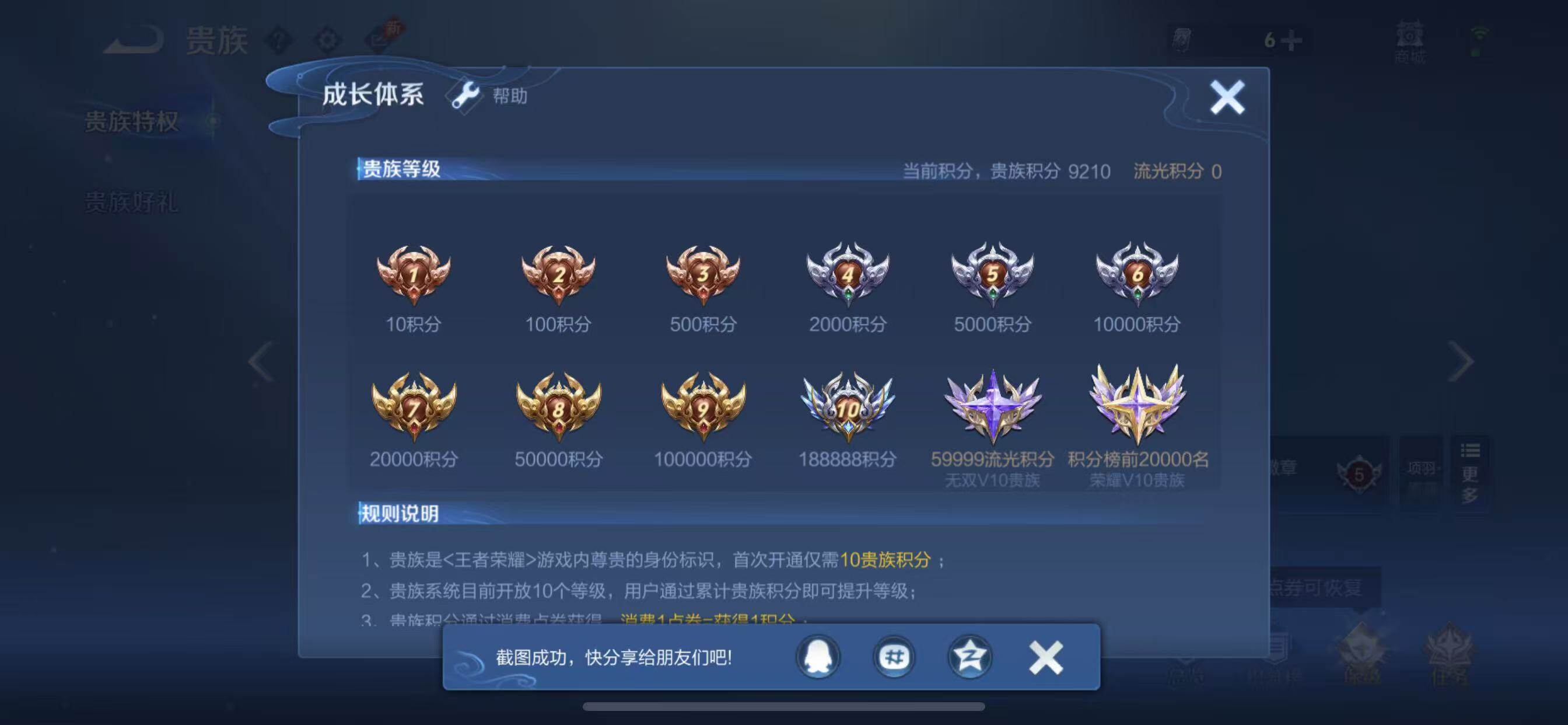 WZLX4305336王者荣耀账号详情图17