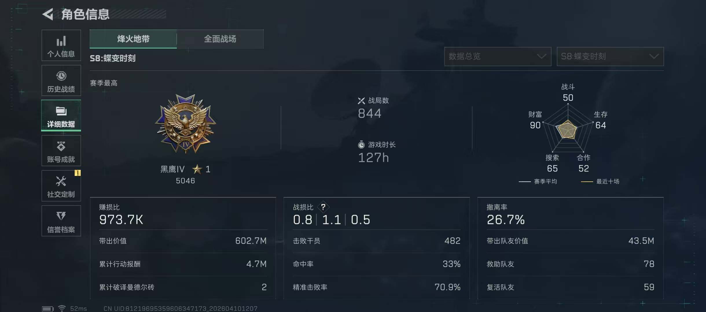 SJZQM498973三角洲行动账号详情图9