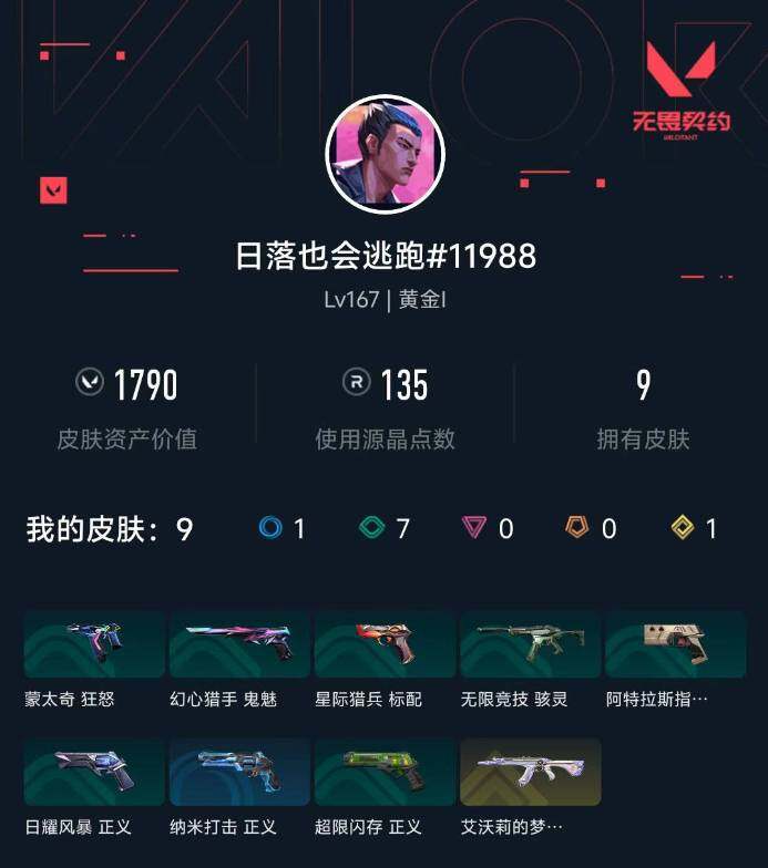 WWQXL430107无畏契约账号详情图4 WWQXL430107无畏契约账号详情图4