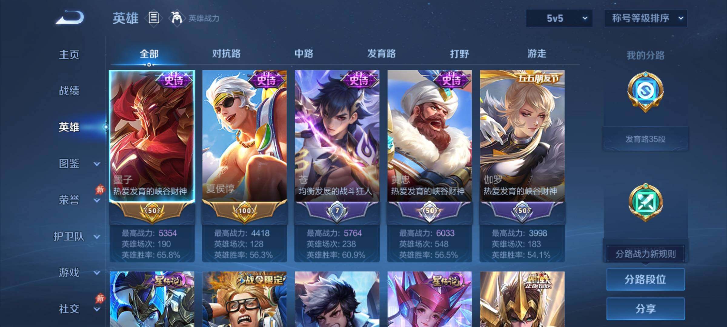 WZCMY4303080王者荣耀账号详情图3 WZCMY4303080王者荣耀账号详情图3