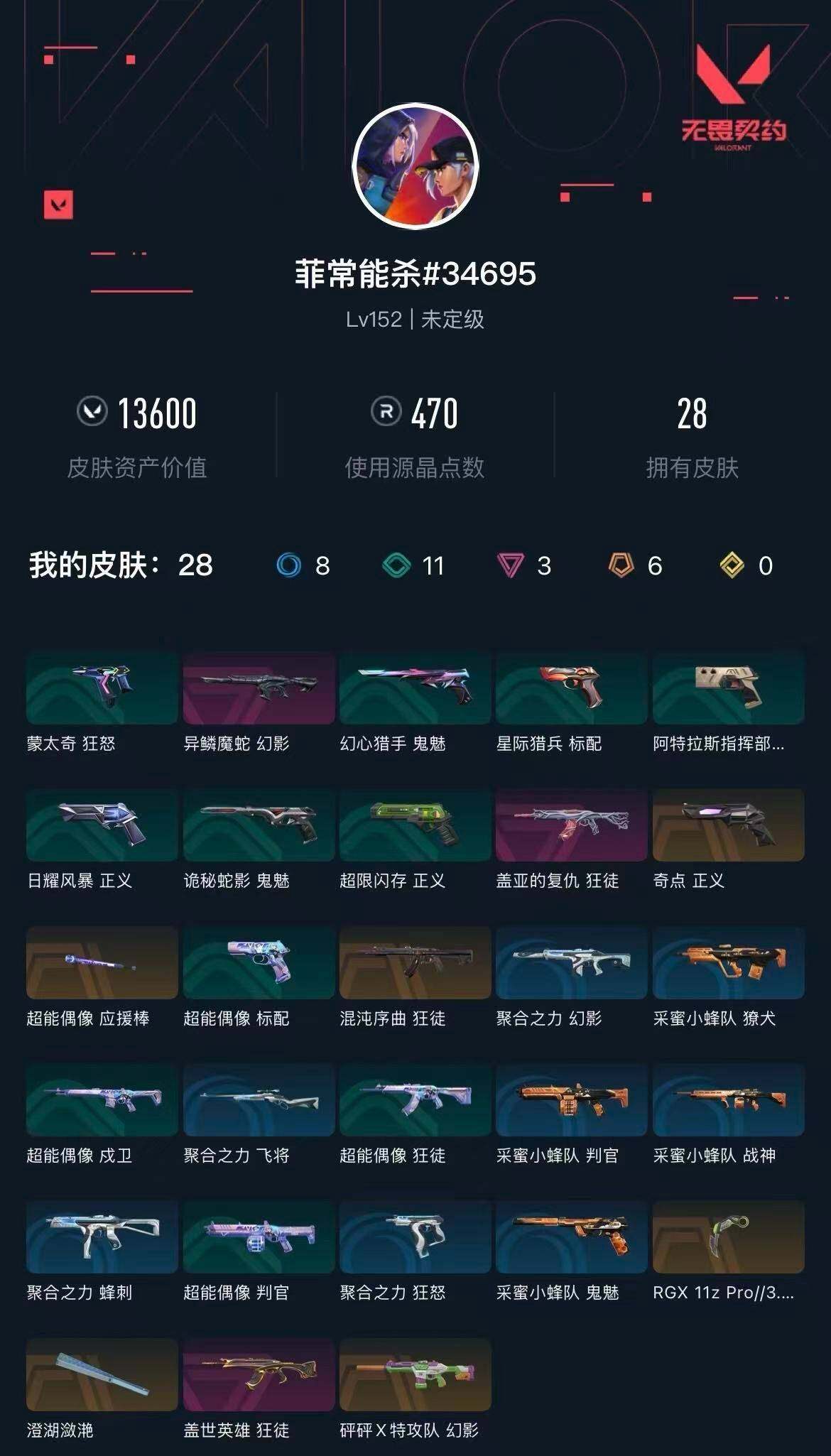 WWQXL430146无畏契约账号详情图4