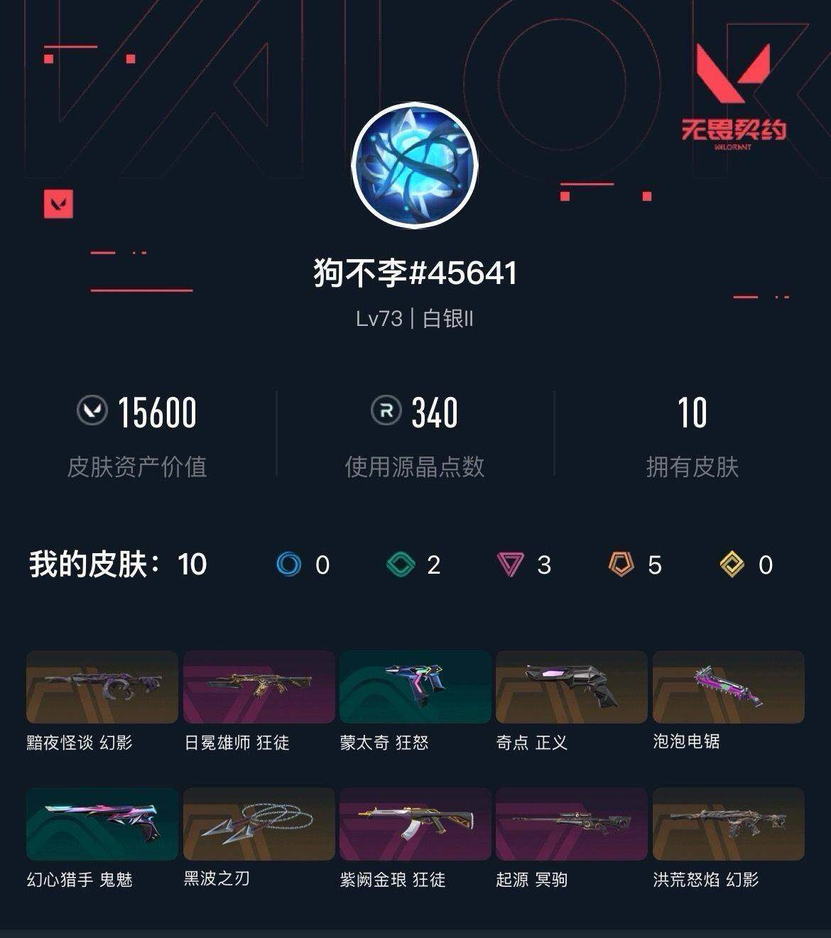 WWQXL430162无畏契约账号详情图3