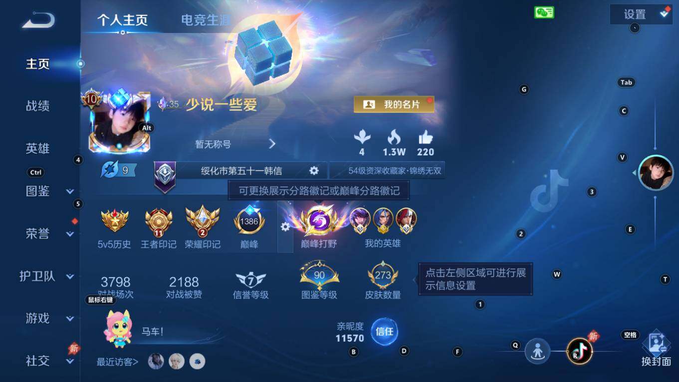 WZQM4302155王者荣耀账号详情图3