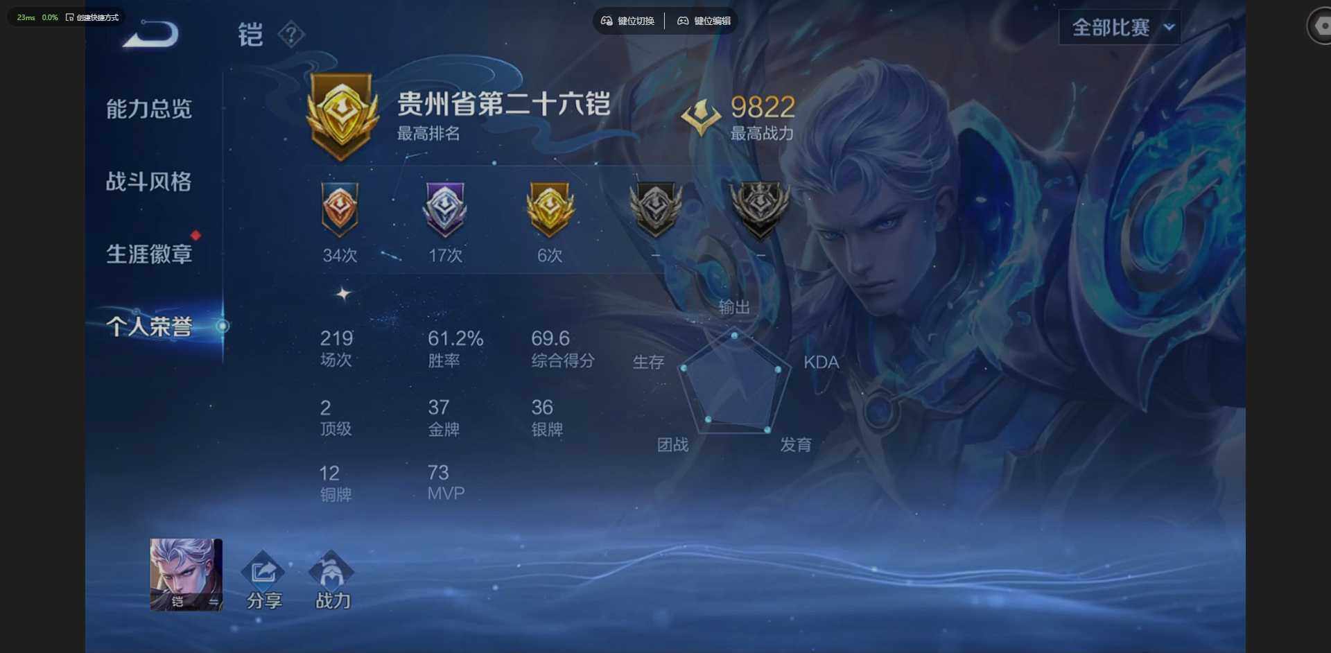 WZQM4297694王者荣耀账号详情图6 WZQM4297694王者荣耀账号详情图6