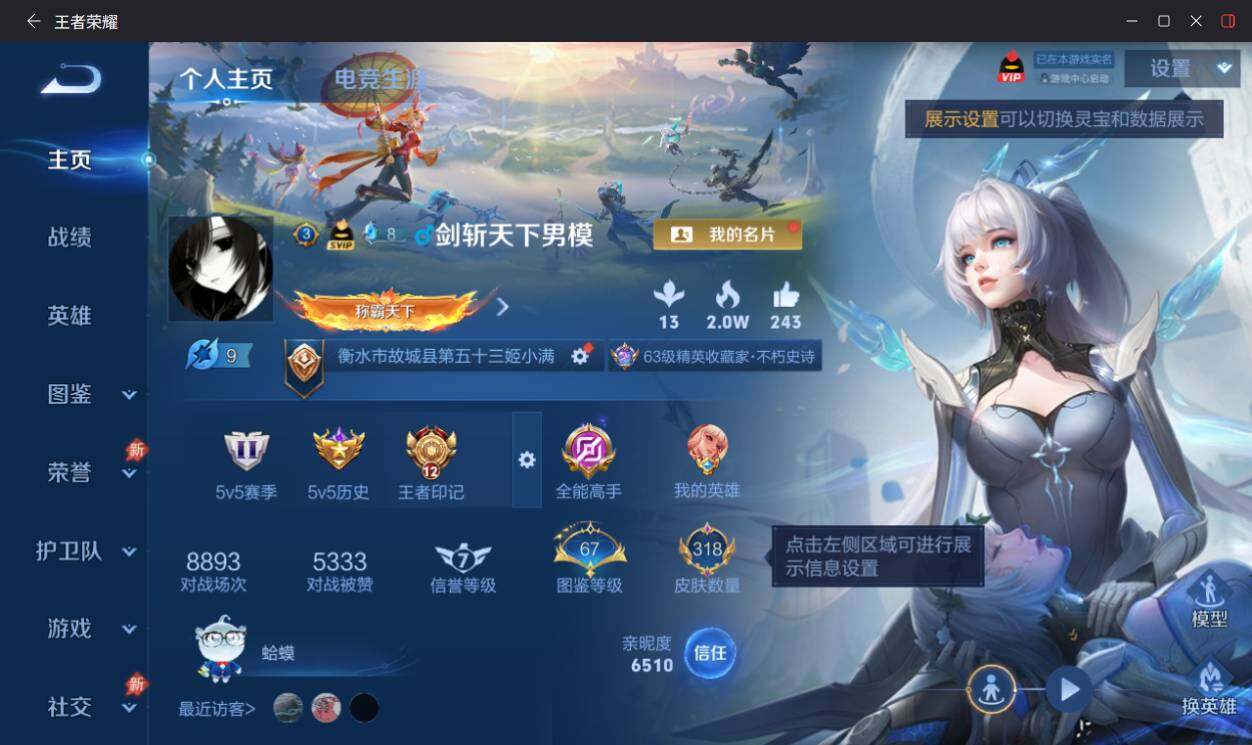 WZLX4306213王者荣耀账号详情图7