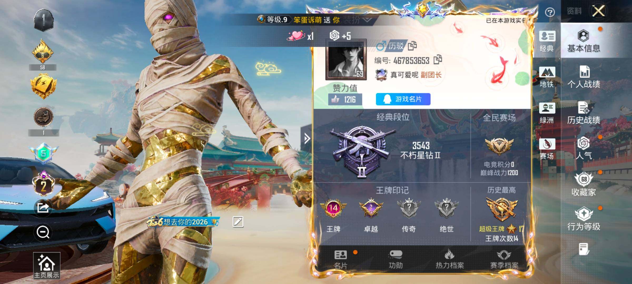 HPLX4171215和平精英账号详情图2 HPLX4171215和平精英账号详情图2