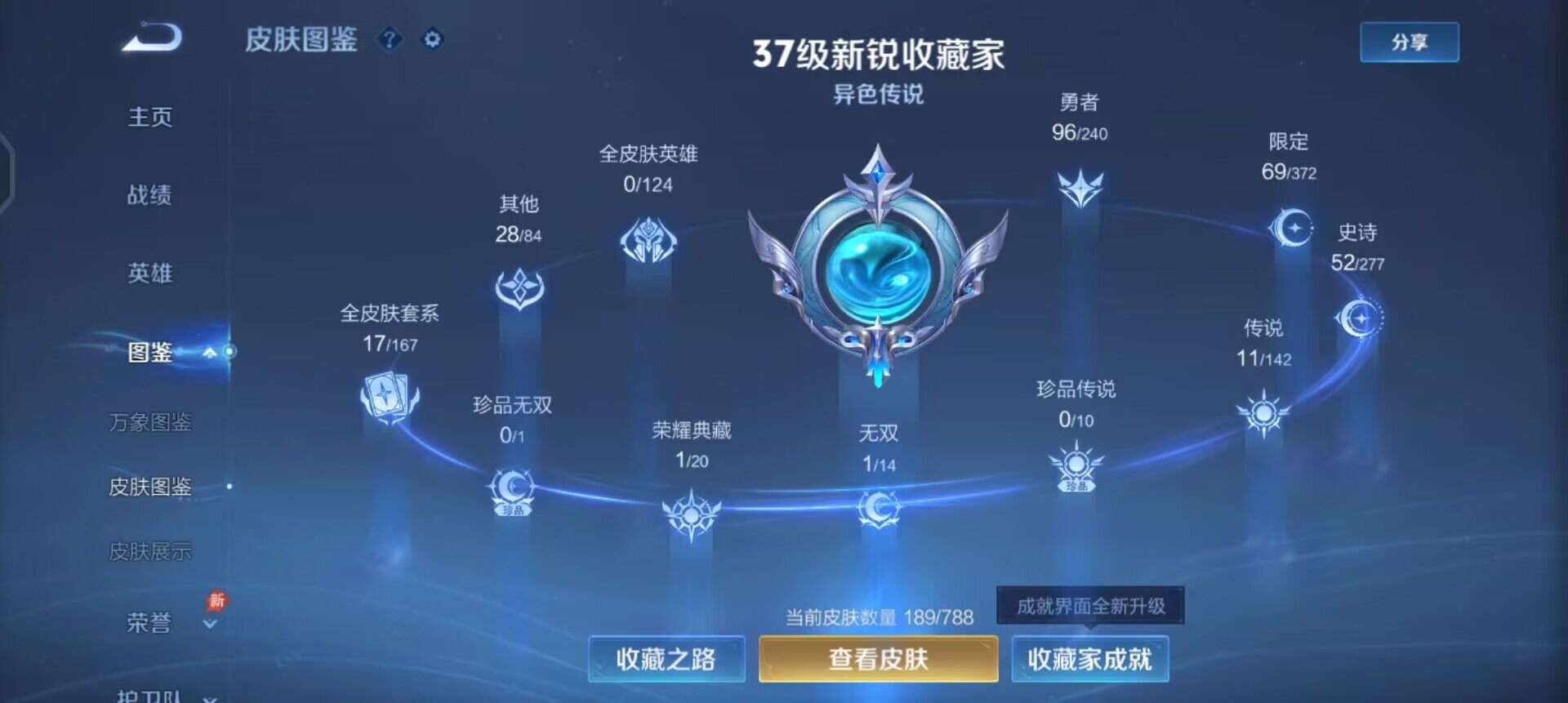 WZQM4300965王者荣耀账号详情图4