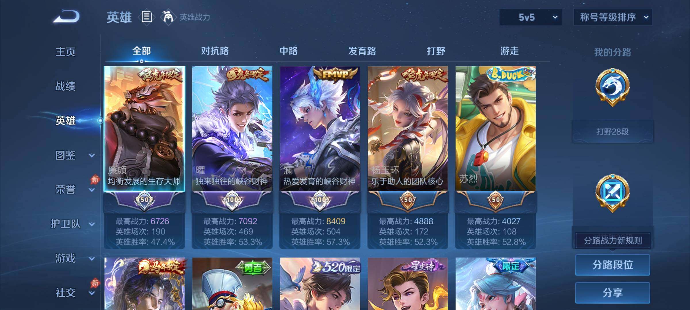 WZLX4305959王者荣耀账号详情图3 WZLX4305959王者荣耀账号详情图3