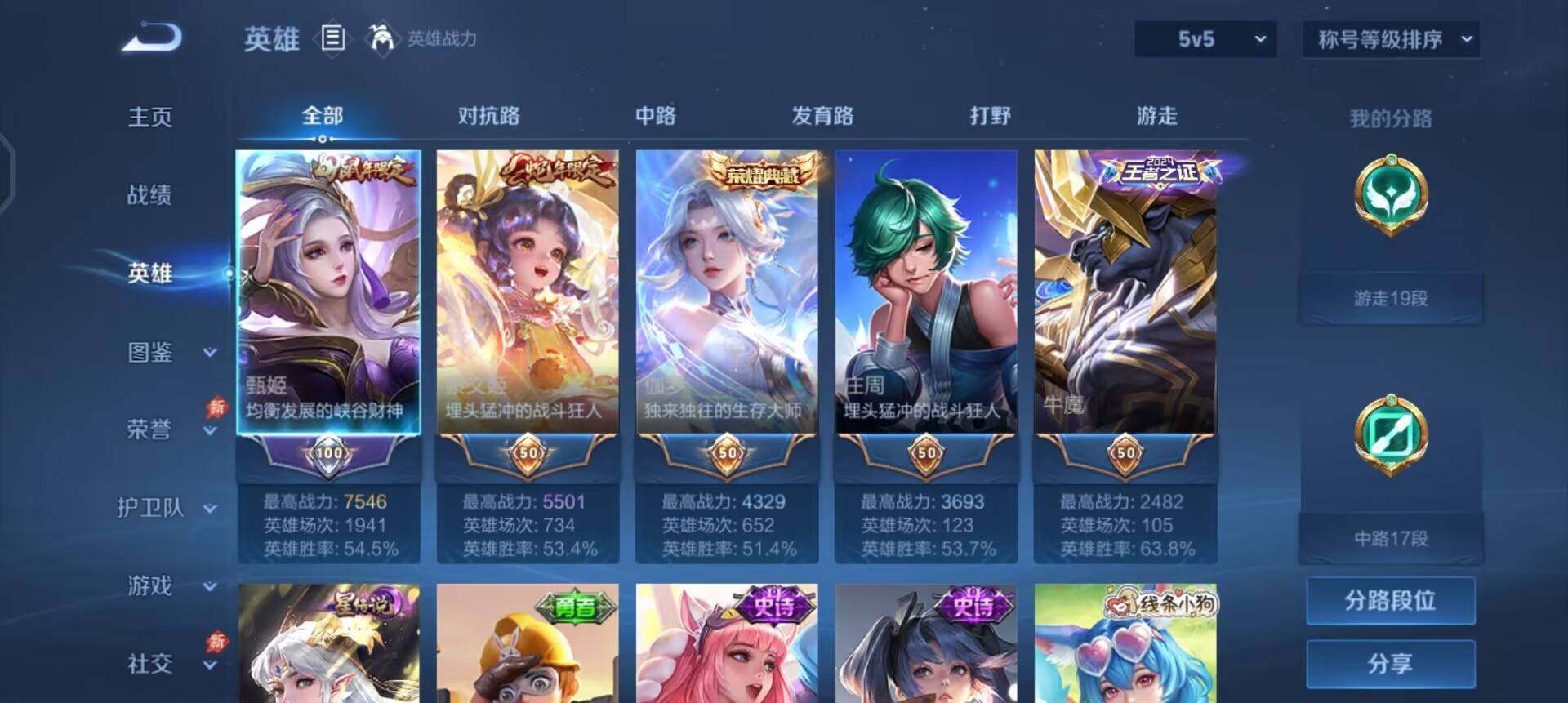 WZLX4301794王者荣耀账号详情图11