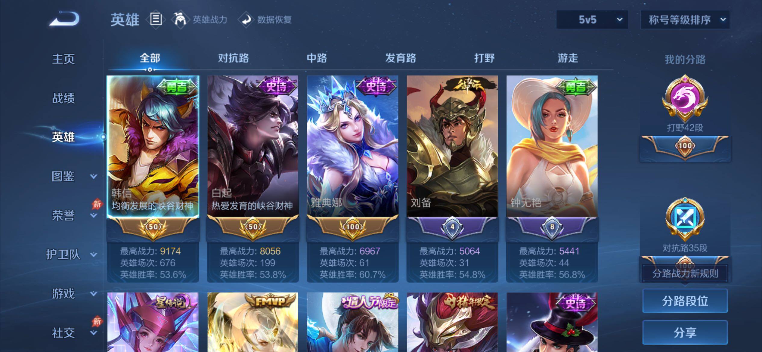 WZCMY4303155王者荣耀账号详情图4 WZCMY4303155王者荣耀账号详情图4