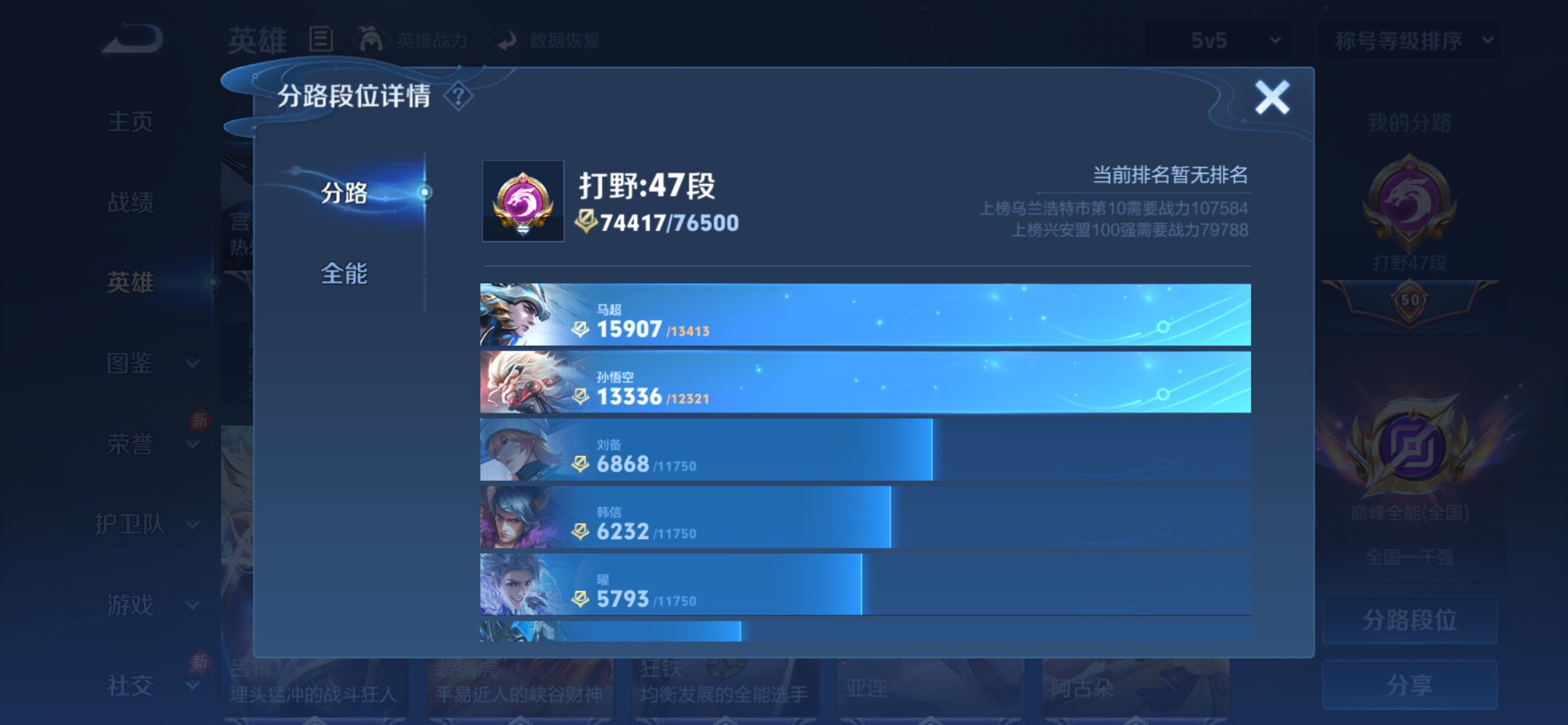 WZCMY4303415王者荣耀账号详情图7 WZCMY4303415王者荣耀账号详情图7