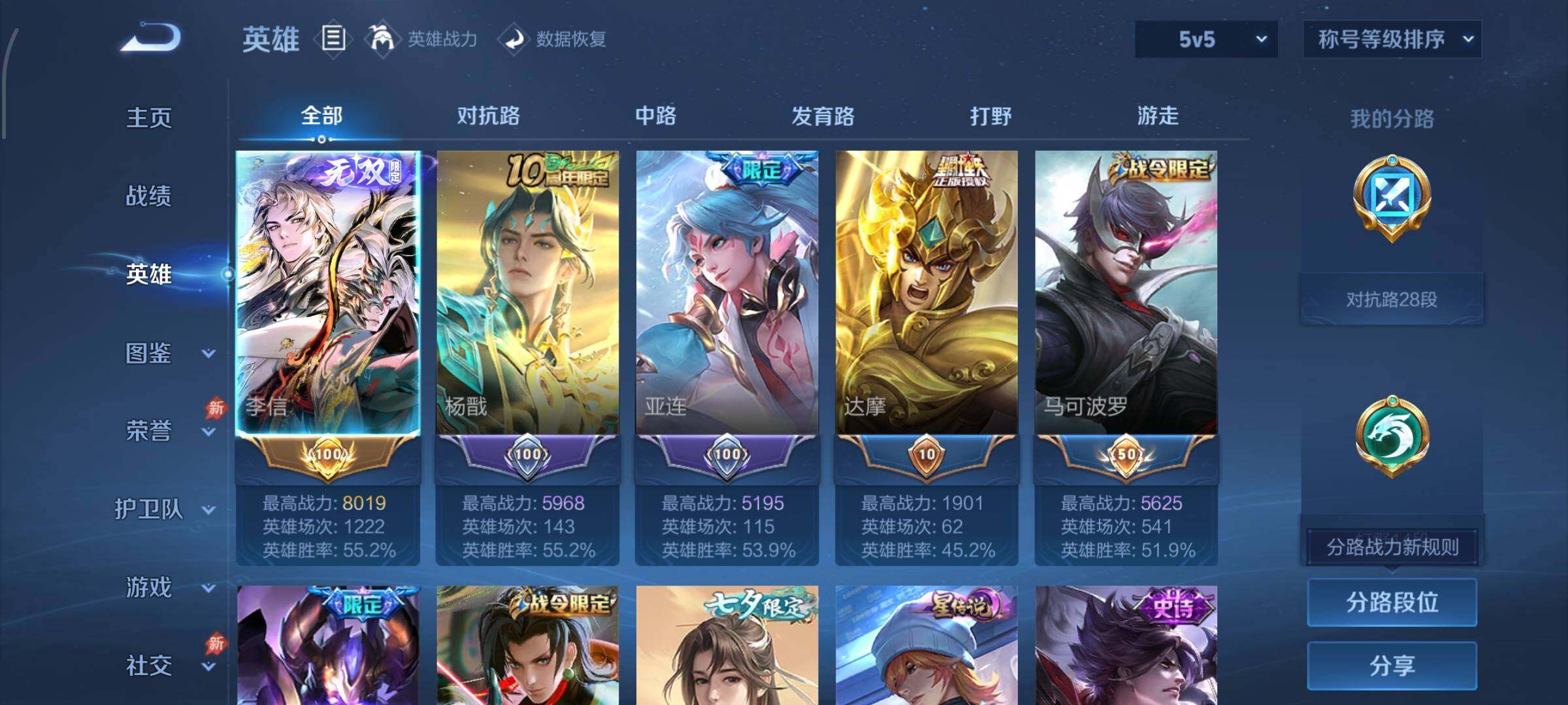 WZLX4309067王者荣耀账号详情图3 WZLX4309067王者荣耀账号详情图3