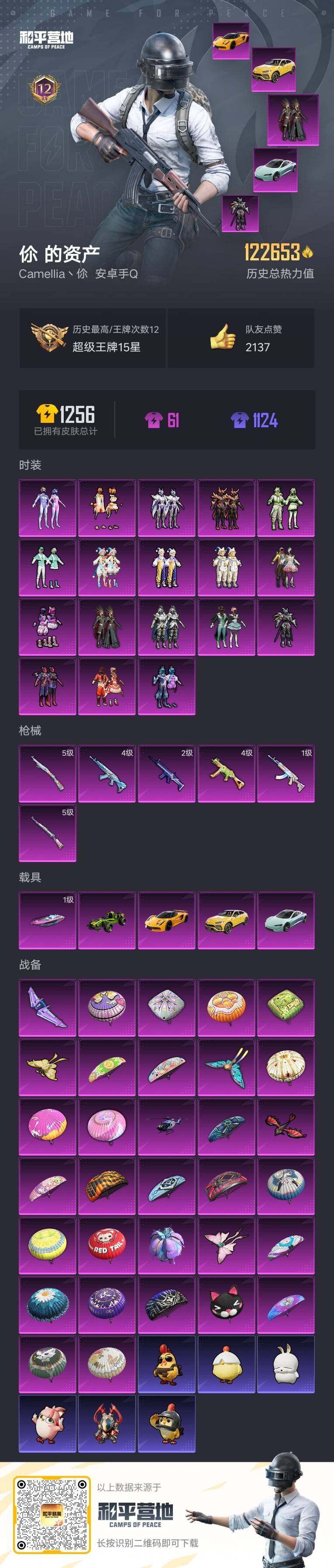 HPQM4175176和平精英账号详情图3 HPQM4175176和平精英账号详情图3